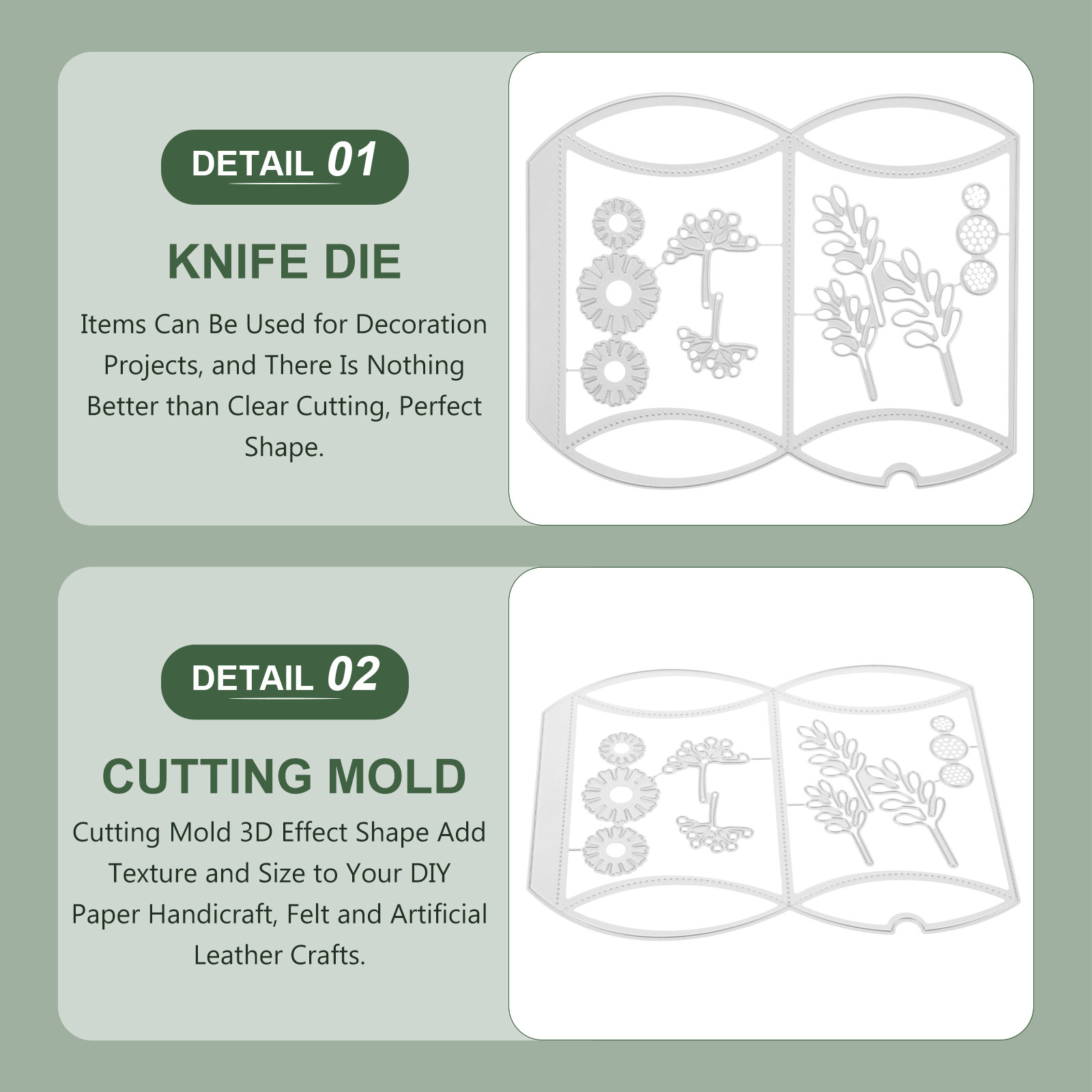 Craft Embellishment - Scrapbooking Die Cuts Word Dies for