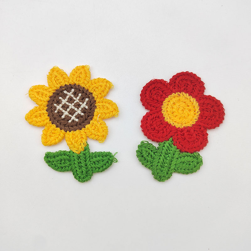 10Pcs Sunflower Embroidery Pat - Applique Patch Flower recension och pris