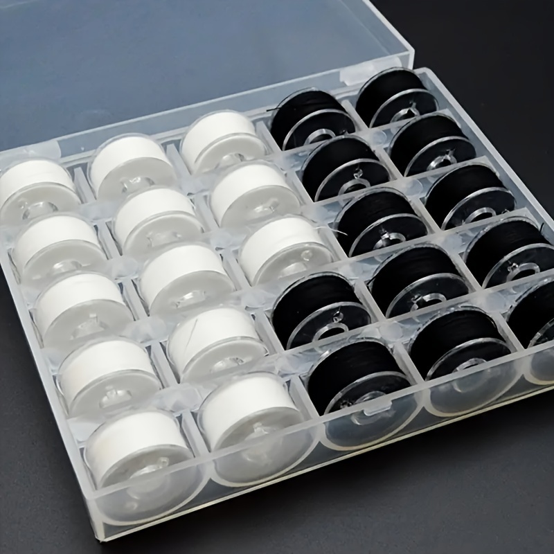 25/PCS/BOX Wound Sewing Thread - Craft Embellishment Storage recension och pris