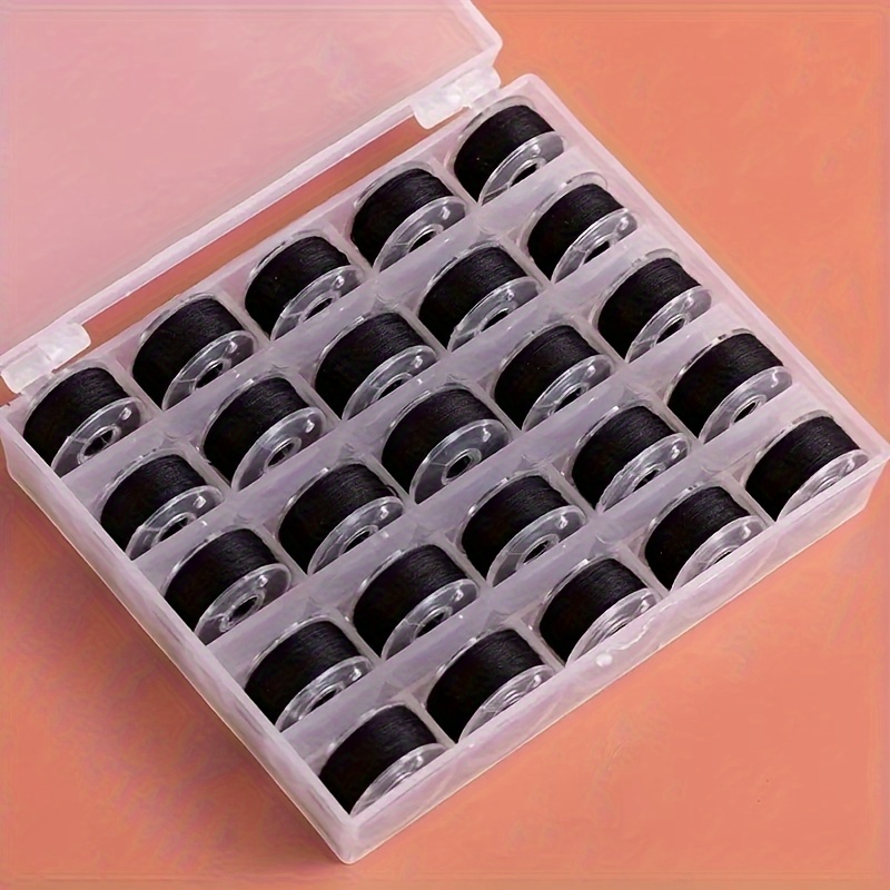 25/PCS/BOX Wound Sewing Thread - Craft Embellishment Storage recension och pris