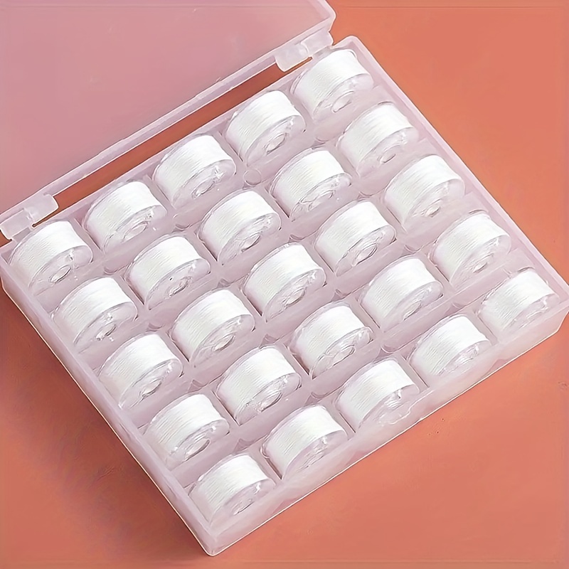 25/PCS/BOX Wound Sewing Thread - Craft Embellishment Storage recension och pris