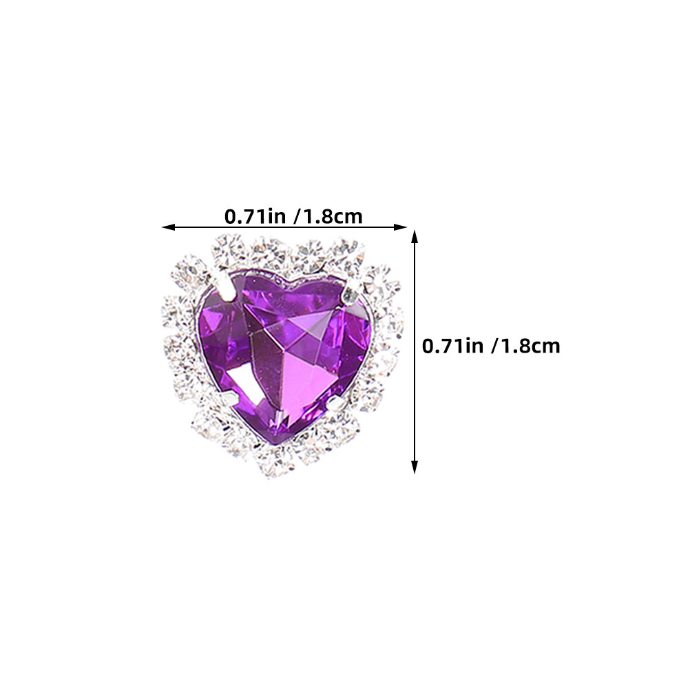 30Pcs Heart Rhinestones Sew-on - Sew On Rhinestone recension och pris
