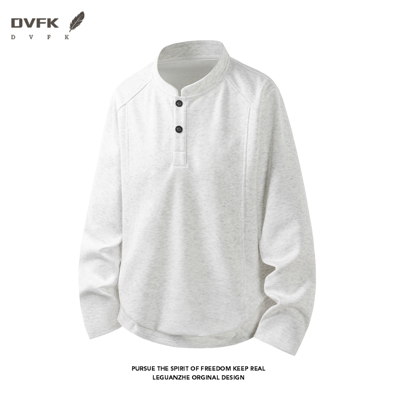 Men Raglan Sleeve Henley Long  - Embellish Knit recension och pris