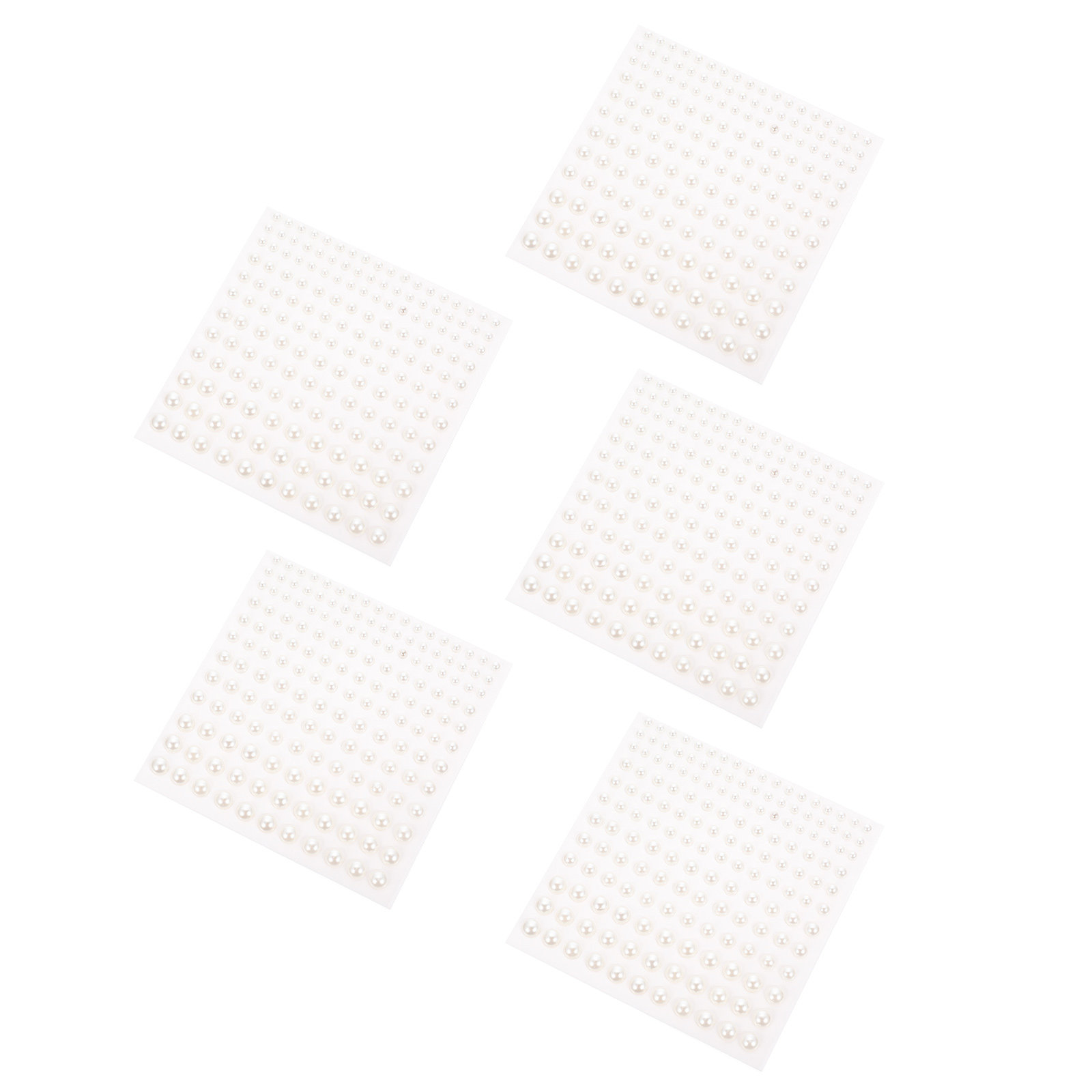 5Pcs Pearl Face Stickers Adhes - Craft Embellishment recension och pris