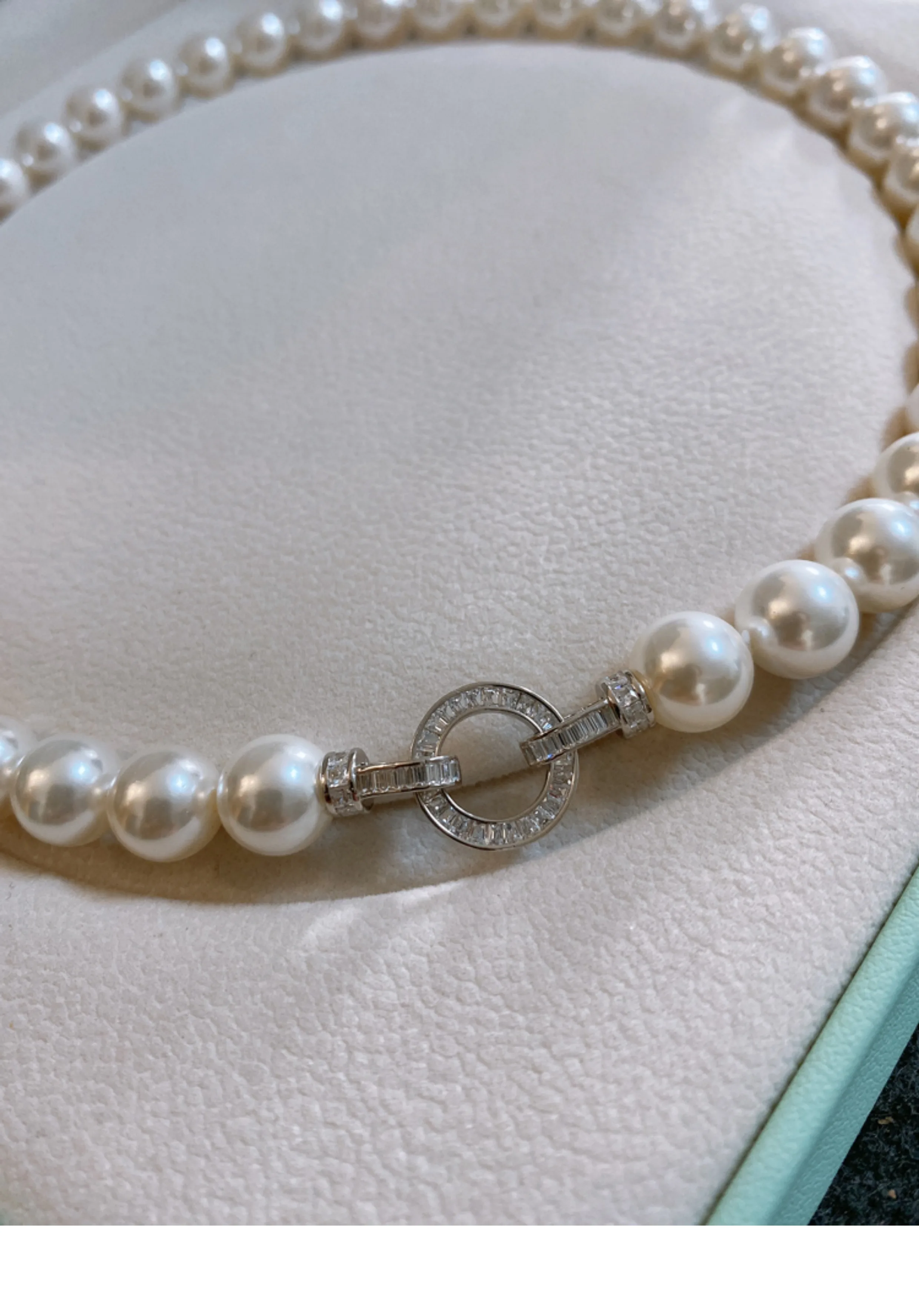 Gorgeous AAAA++9-10mm 10-11mm  - Pearl Trim Chain recension och pris