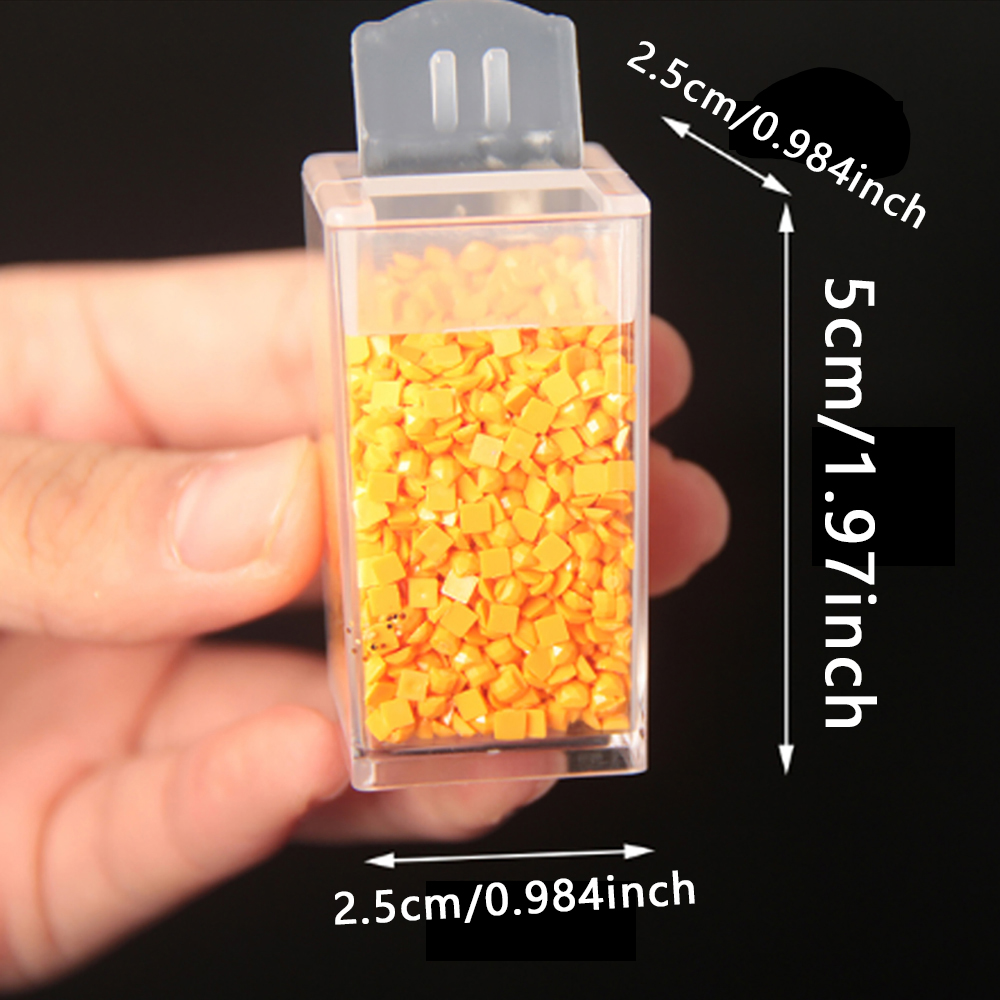 Square Plastic Diamond Paintin - Craft Embellishment Storage recension och pris
