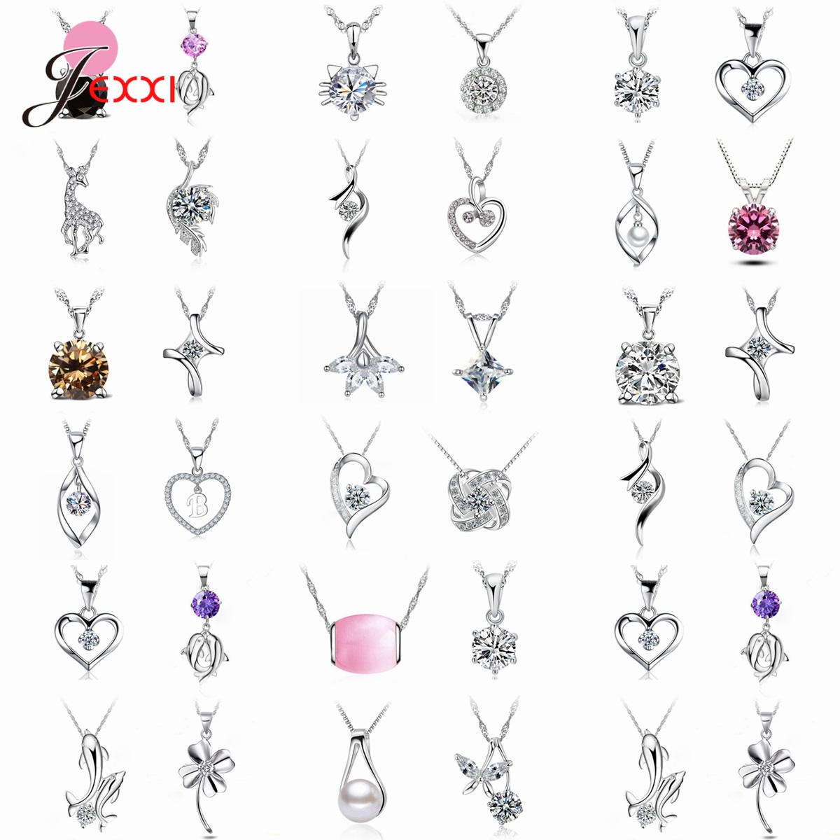 4pcs/Lot 925 Sterling Silver J - Pearl Trim Chain recension och pris